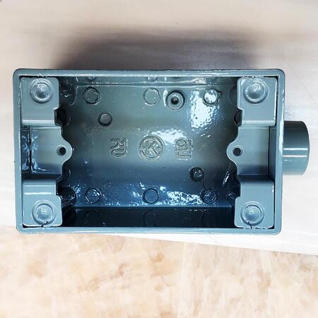 타로시 주물 박스 노출 매입 전기 승압용 16mm 1방출