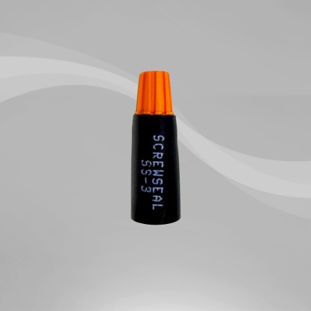 타로시 스크류씰 방수 와이어 커넥터 SS-3 주황색 1봉(30개입)